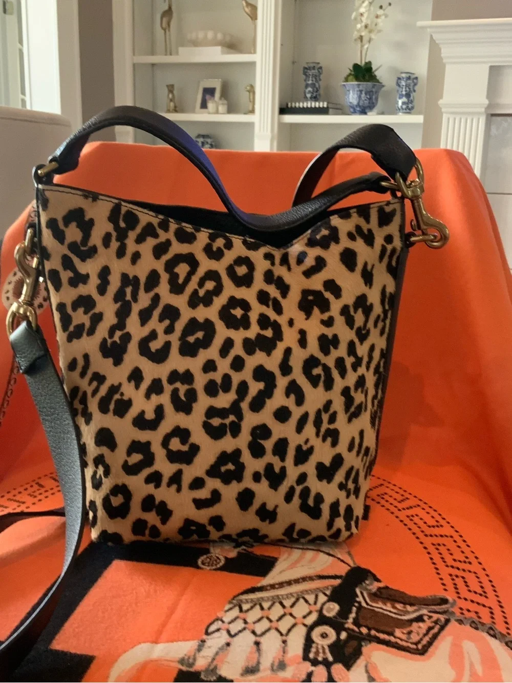 J. Crew Leopard purse
